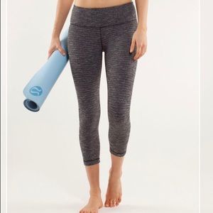 🍋 Lululemon Coco Pique Black/Black Wunder Under